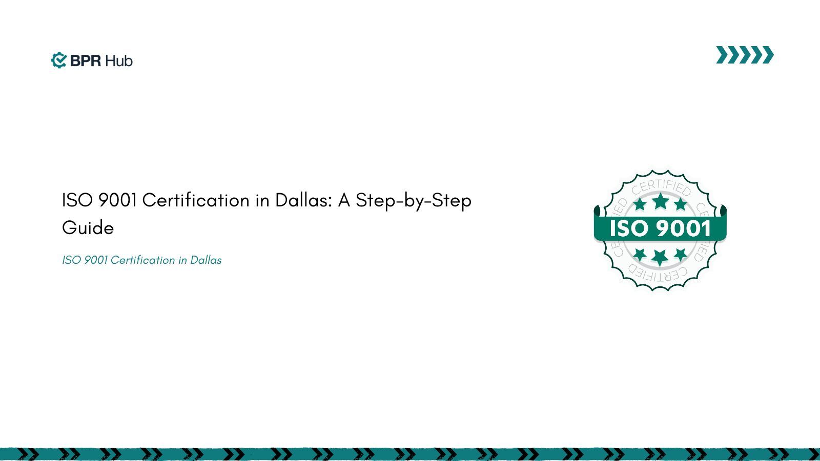 ISO 9001 Certification in Dallas