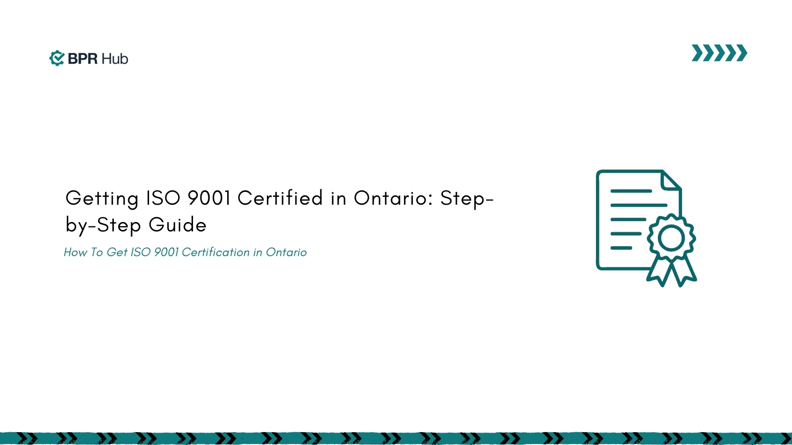 How To Get ISO 9001 Certification in Ontario