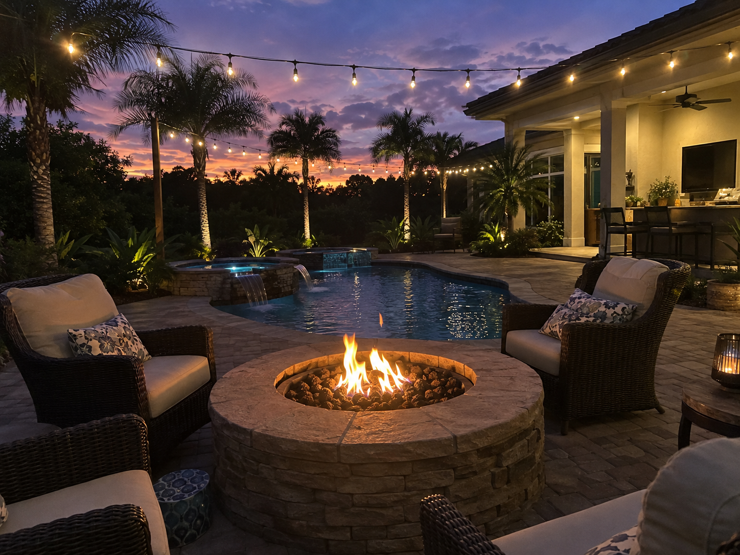 Custom Fire Pit Ideas for Zephyrhills Backyards
