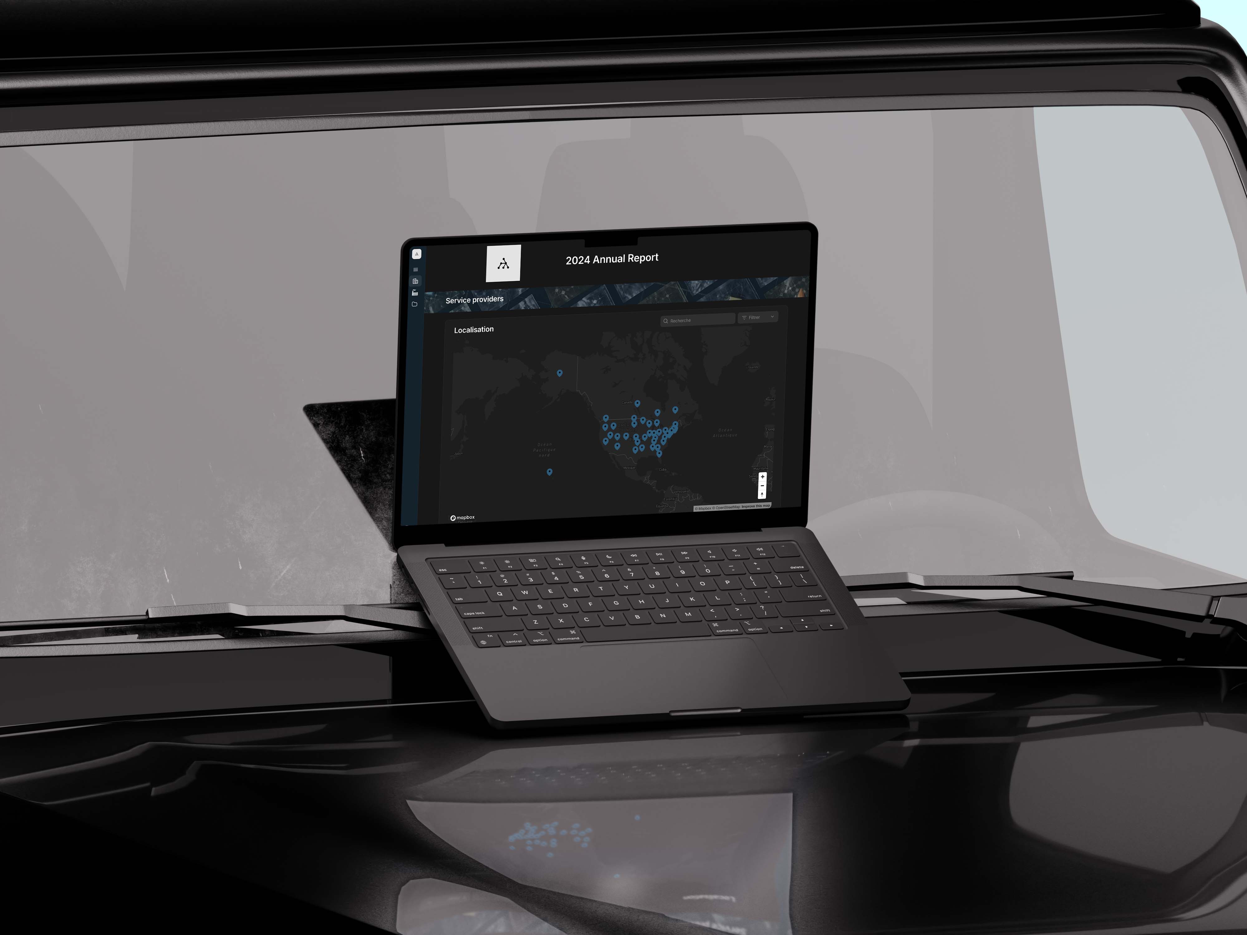 Plateforme d’intelligence de marché interactive