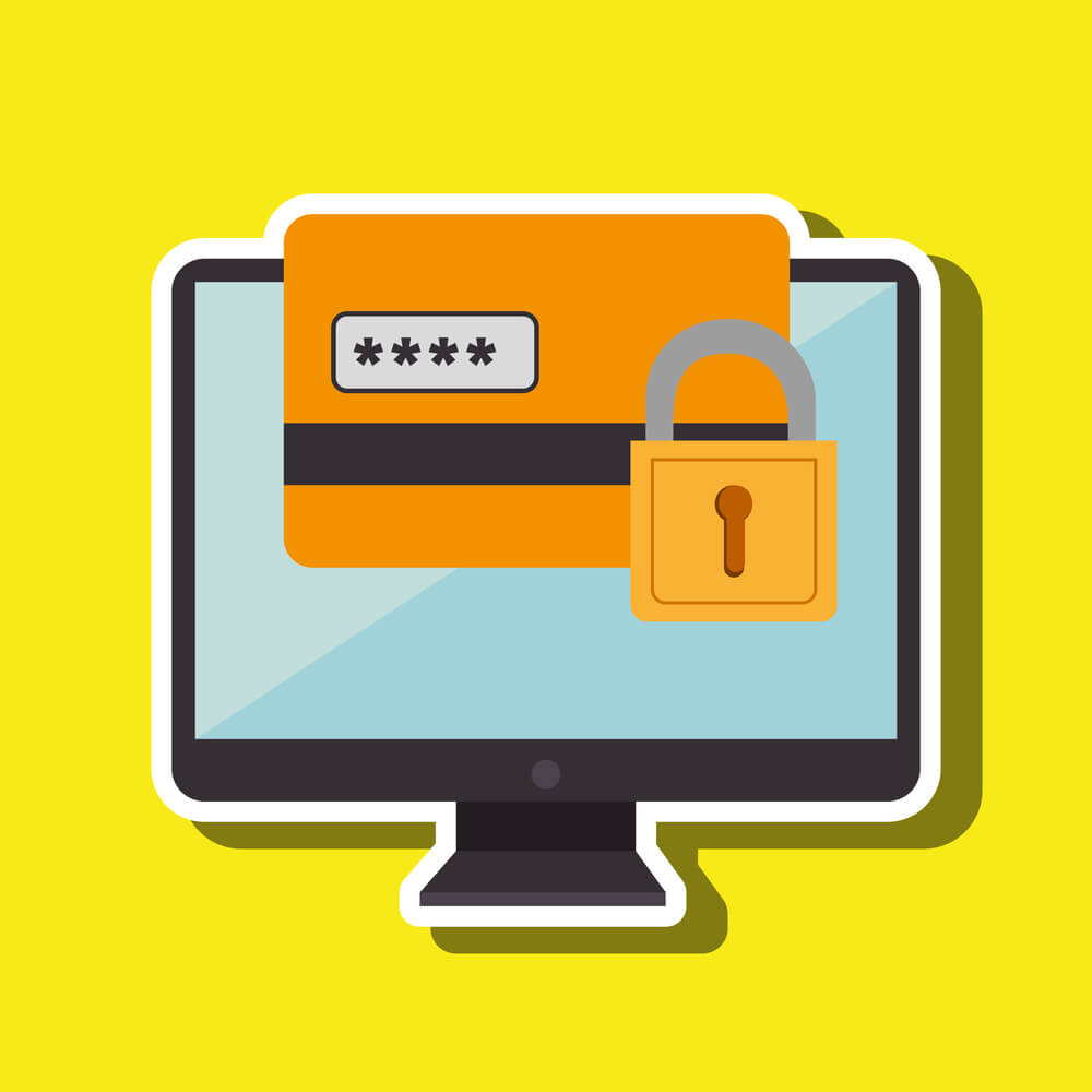 Web developer encrypting website to protect from scam. 