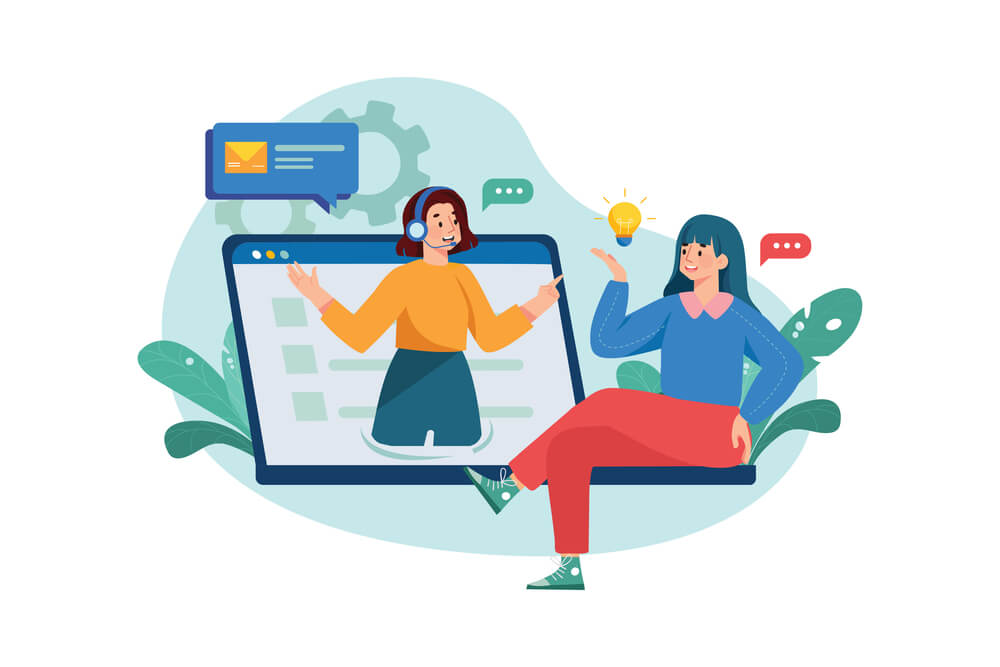 Business being more conversational with their communication towards clients. 