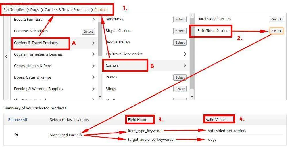 amazon product classification