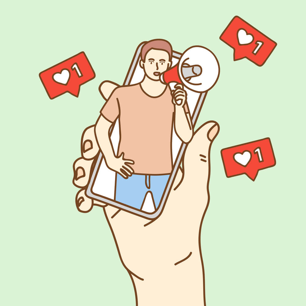 small business owner constantly posting educational and high-quality content on his blog and social media. 