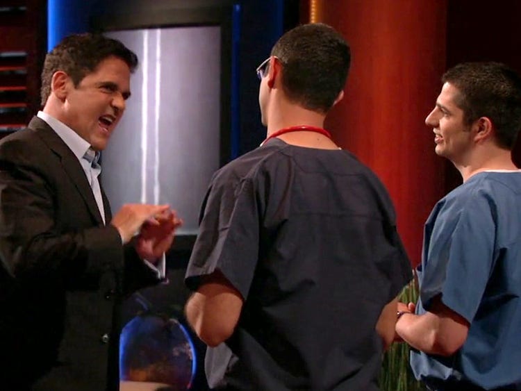 Mark Cuban and Rolodoc pitchers