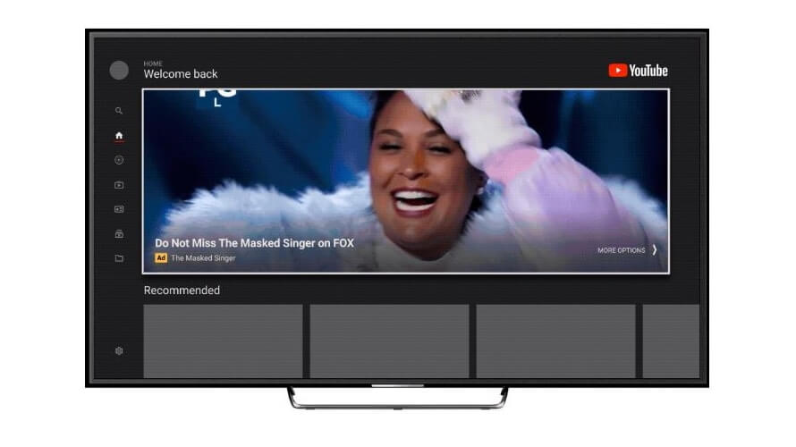 sample YouTube masthead