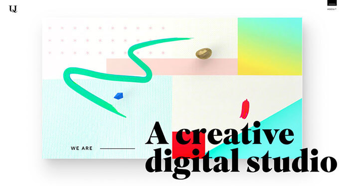 screenshot of a website design in Miami 