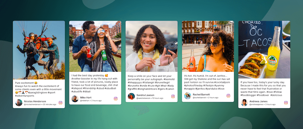 sample USG content campaign