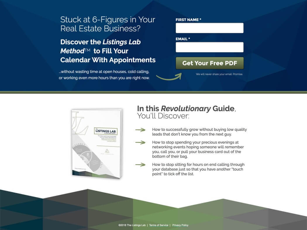 custom landing page digital marketing