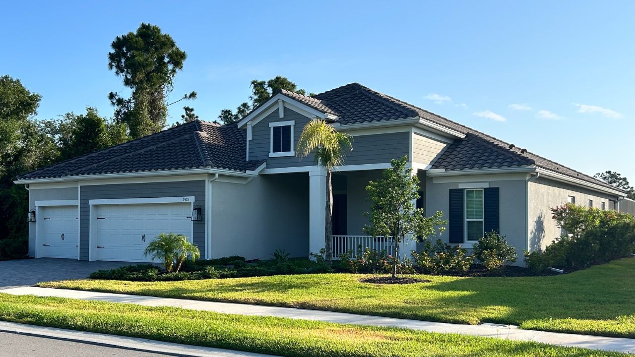 Homes at Windward Lakewood Ranch, showcasing British West Indies-inspired architecture