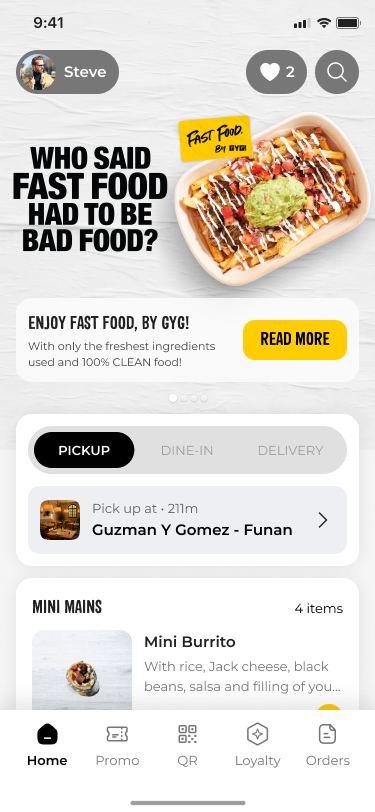Cata app preview light mode