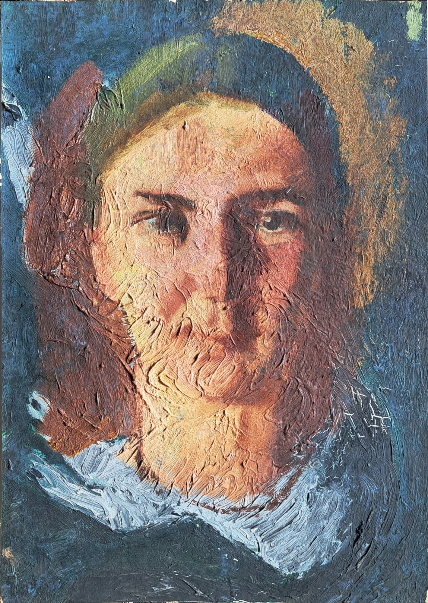 Paul Bodmer, Frauenbildnis (Emma Bodmer-Rauch), um 1919, Öl auf Leinwand