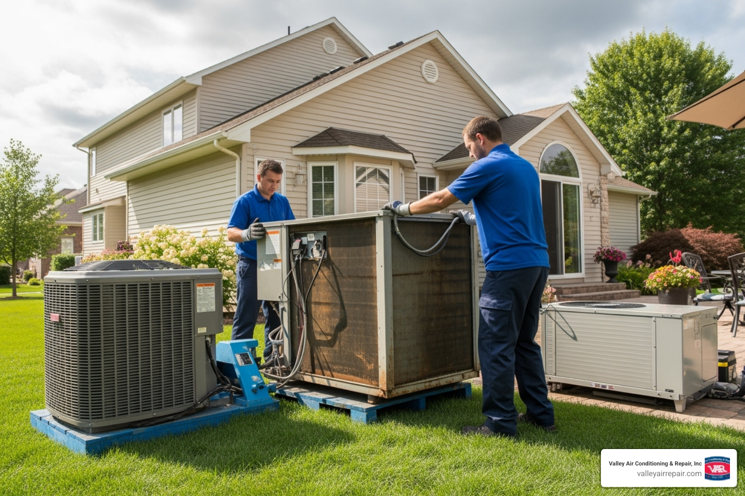 older AC unit being replaced - ac unit won't turn on