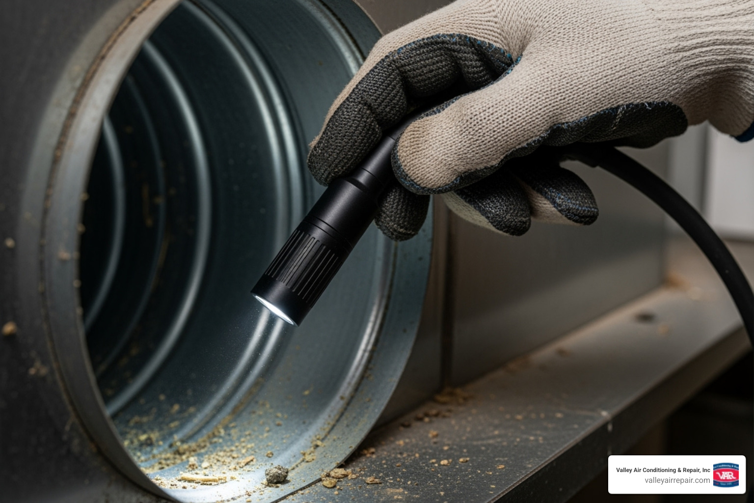 Technician using a video inspection camera inside a duct - hvac duct inspection oakdale Technician using a video inspection camera inside a duct - hvac duct inspection oakdale