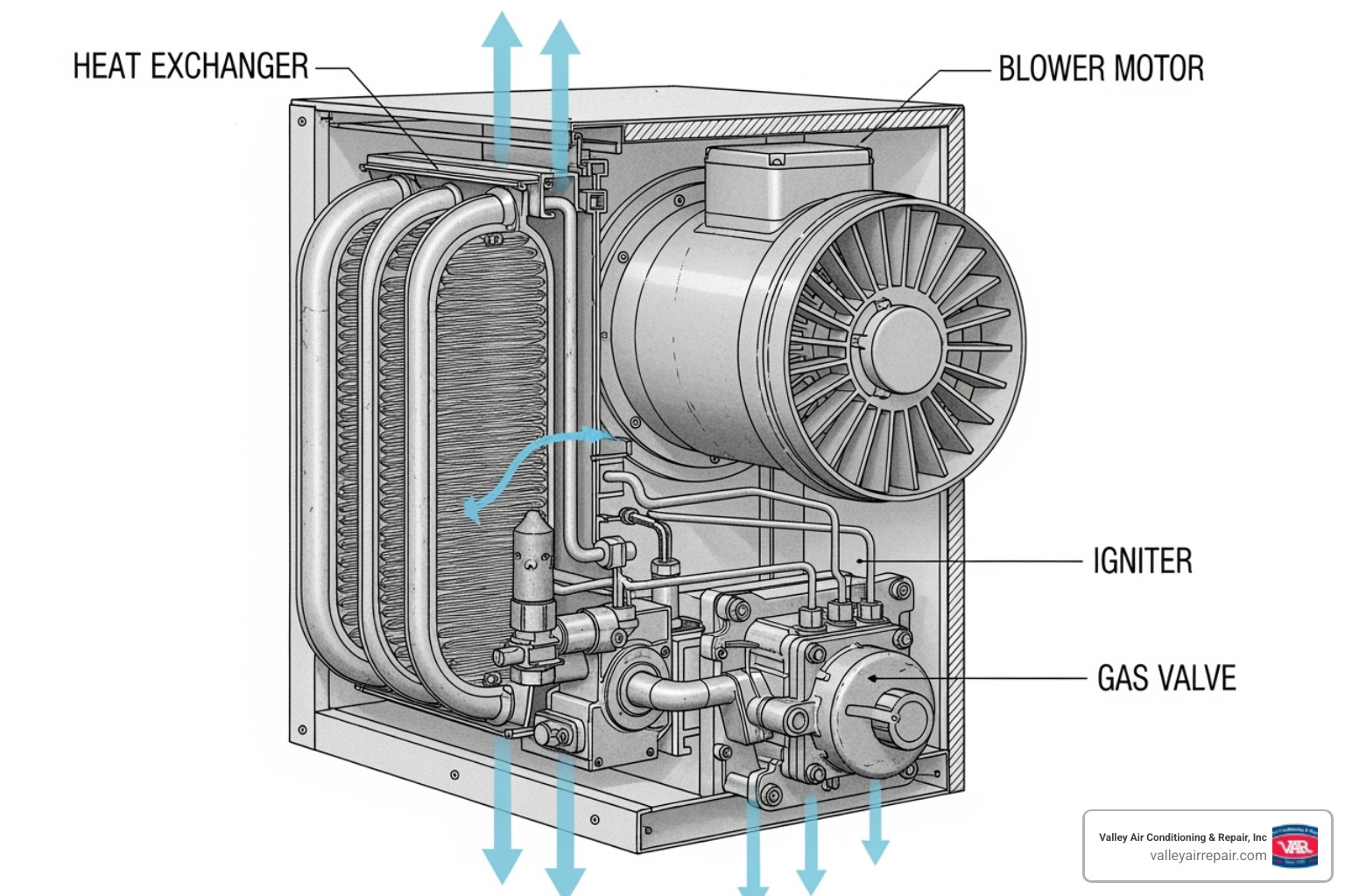 a diagram showing the internal components of a gas furnace - heater not working ceres a diagram showing the internal components of a gas furnace - heater not working ceres
