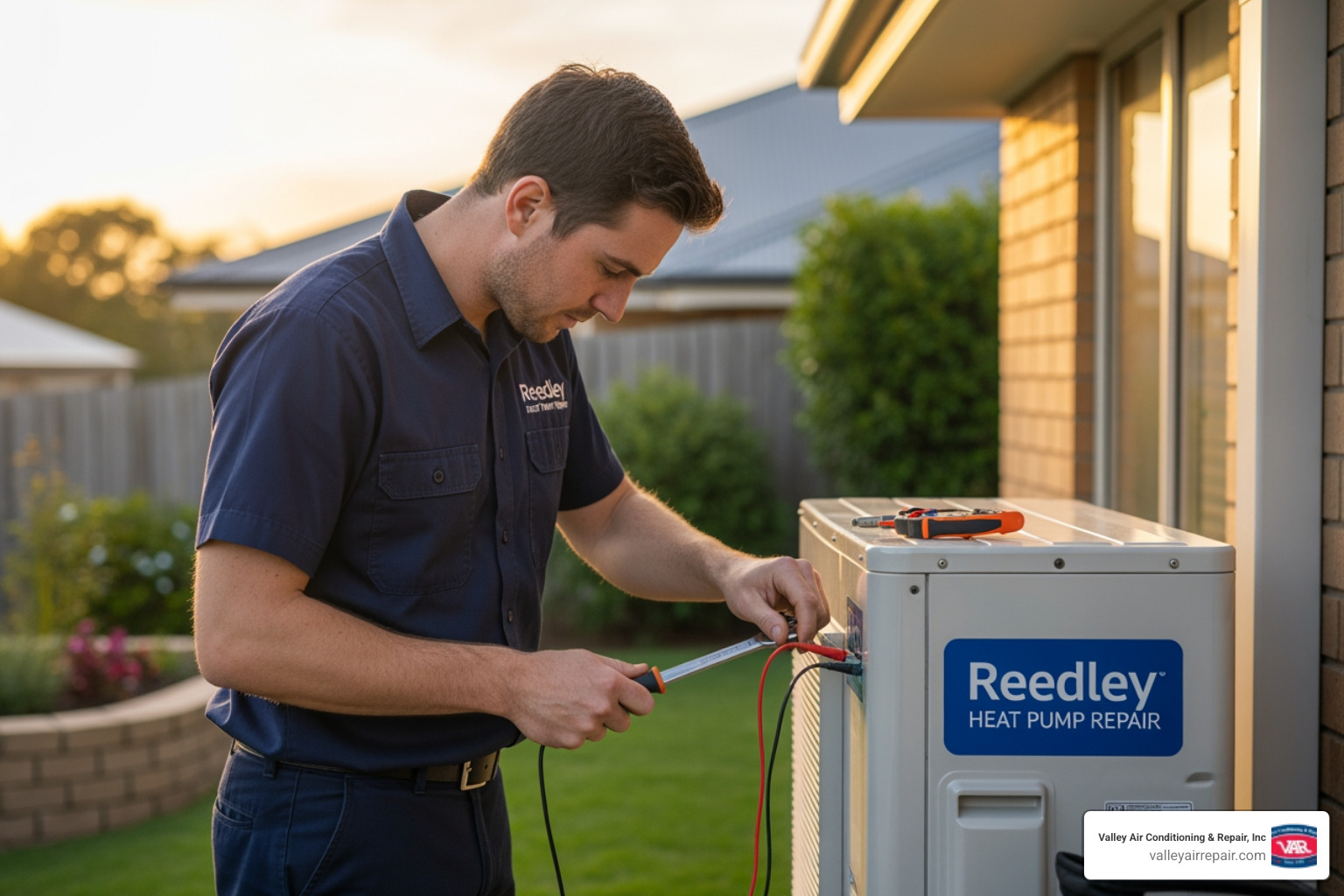 Infographic showing the signs your heat pump needs repair in Reedley CA, including inadequate heating or cooling, unusual noises like grinding or squealing, frequent on-off cycling, unexplained energy bill increases, ice buildup on the outdoor unit, and reduced airflow from vents - heat pump repair reedley ca Infographic showing the signs your heat pump needs repair in Reedley CA, including inadequate heating or cooling, unusual noises like grinding or squealing, frequent on-off cycling, unexplained energy bill increases, ice buildup on the outdoor unit, and reduced airflow from vents - heat pump repair reedley ca