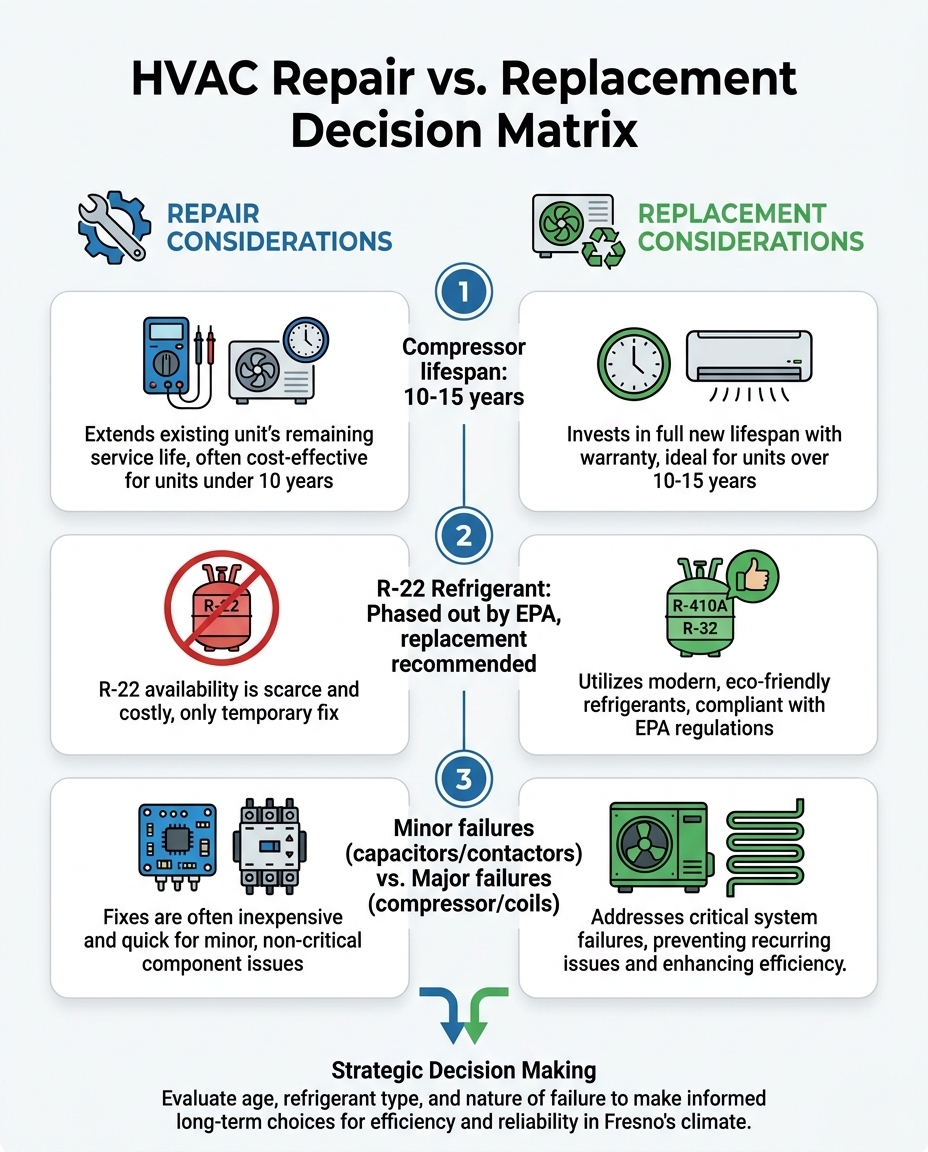 HVAC Repair vs. Replacement Decision Matrix