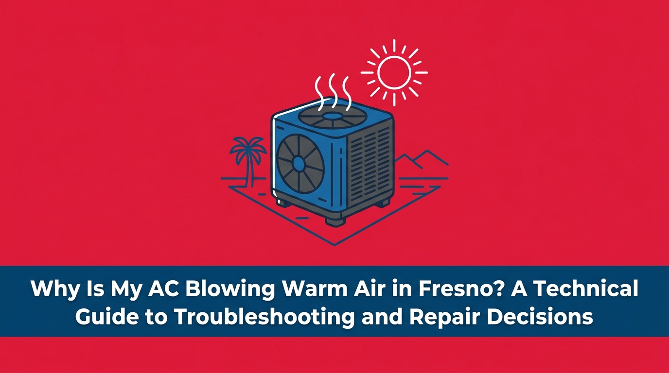 Why Is My AC Blowing Warm Air in Fresno? A Technical Guide to Troubleshooting and Repair Decisions