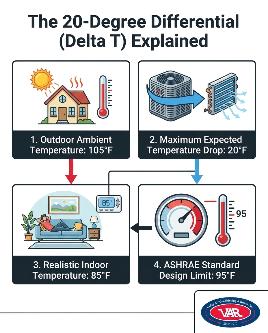 The 20-Degree Differential (Delta T) Explained