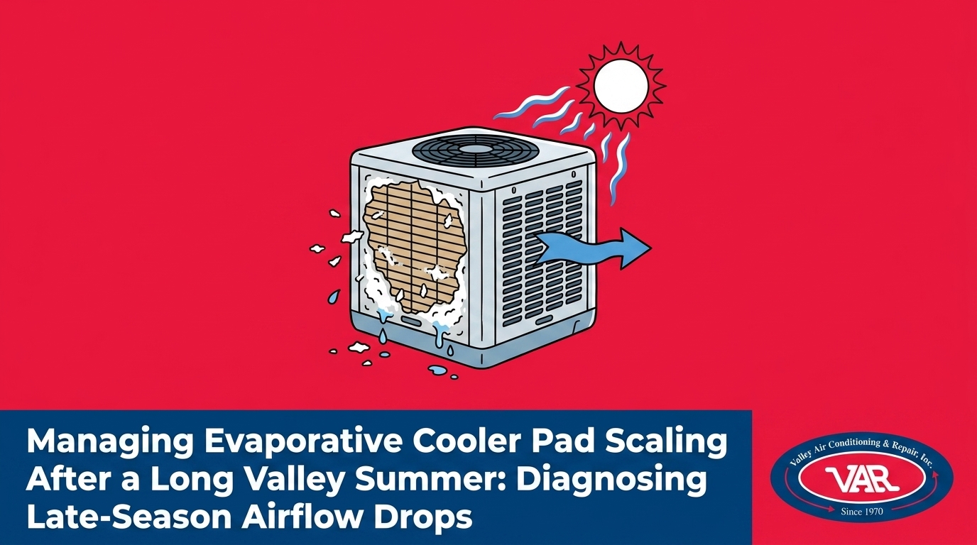 Managing Evaporative Cooler Pad Scaling After a Long Valley Summer