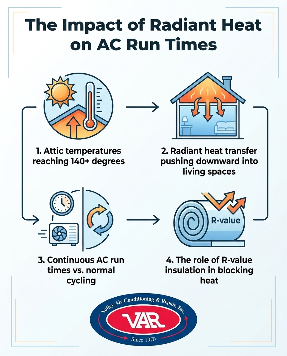 The Impact of Radiant Heat on AC Run Times