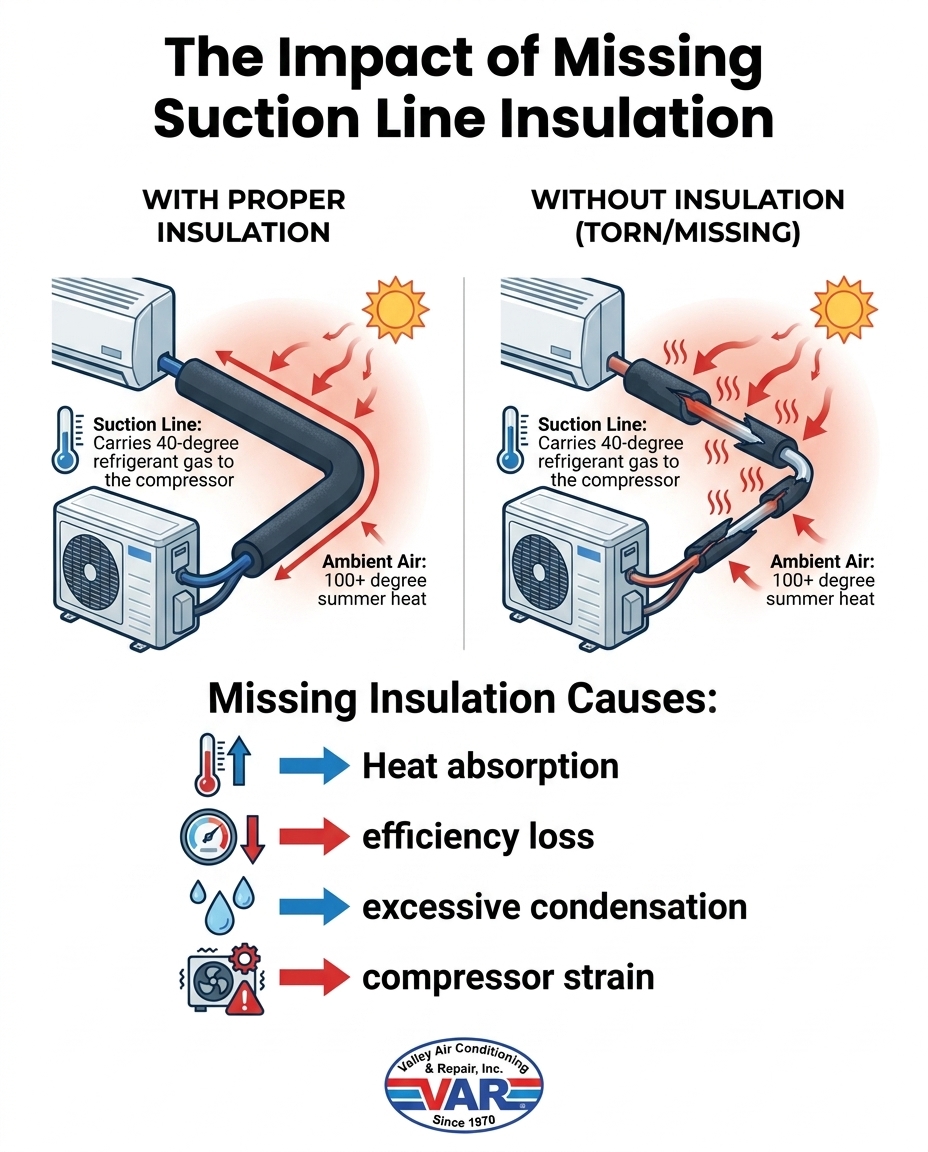 The Impact of Missing Suction Line Insulation
