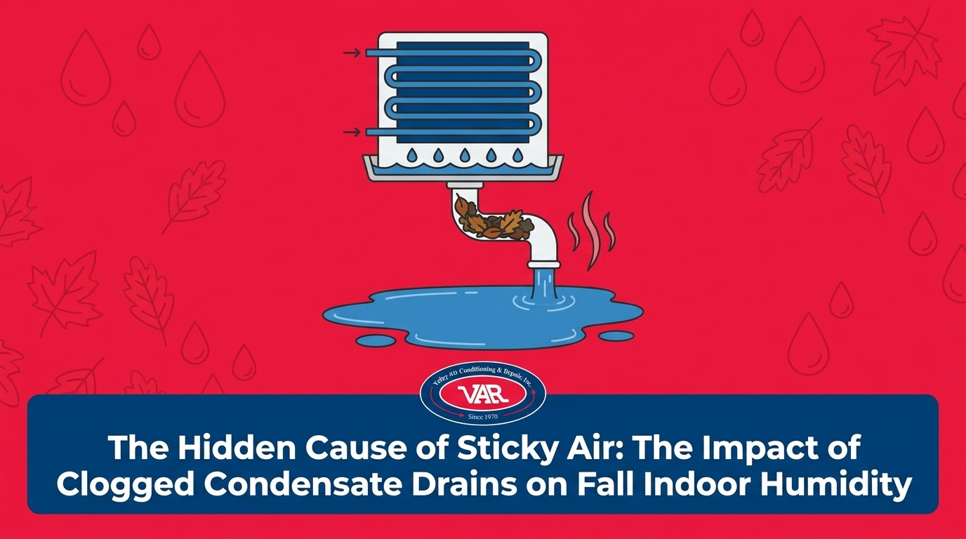 The Impact of Clogged Condensate Drains on Fall Indoor Humidity
