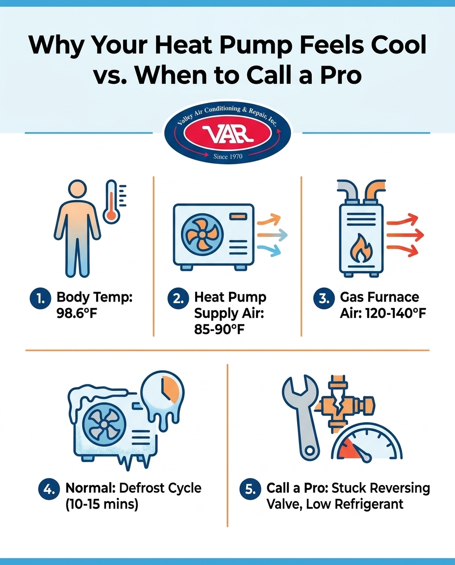 Why Your Heat Pump Feels Cool vs. When to Call a Pro