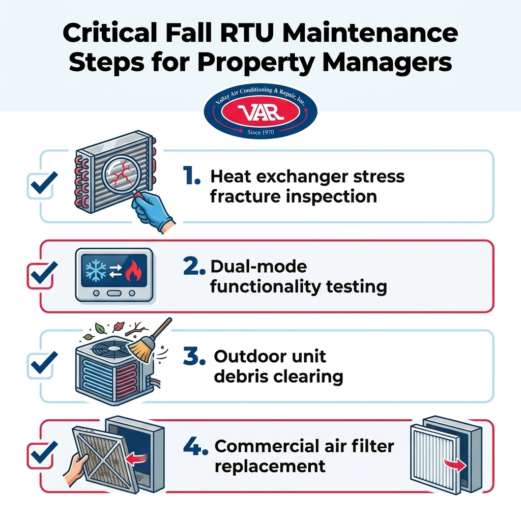 Critical Fall RTU Maintenance Steps for Property Managers