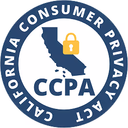CCPA badge - California Consumer Privacy Act