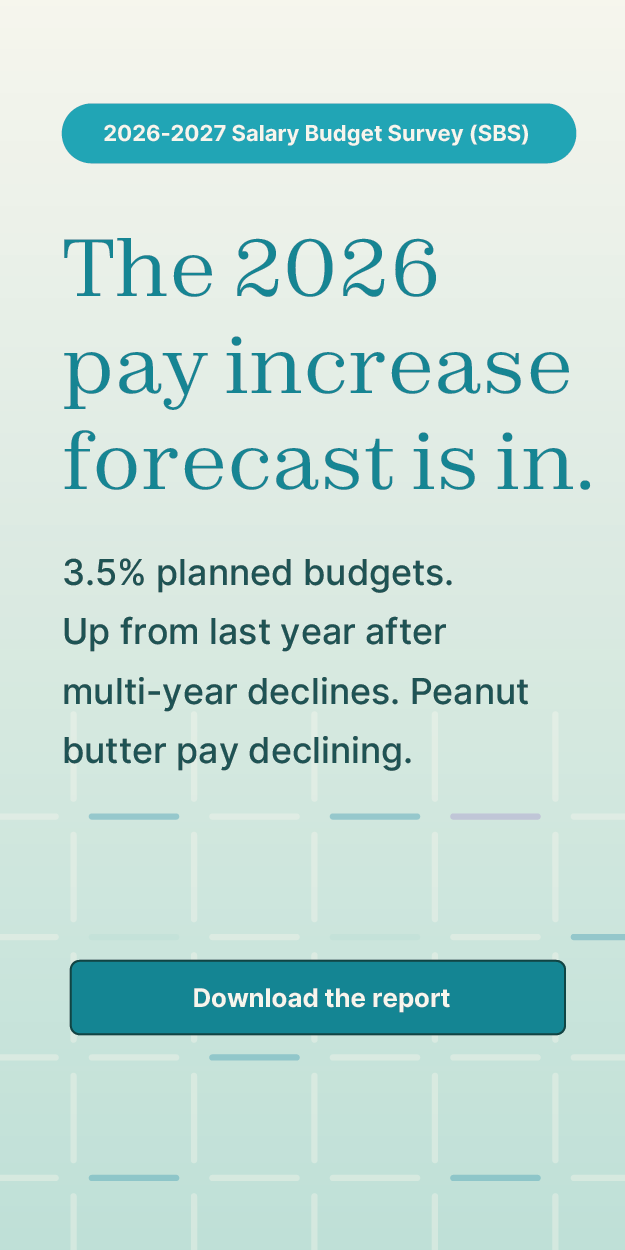 Salary Budget Survey 2026-2027 by Payscale