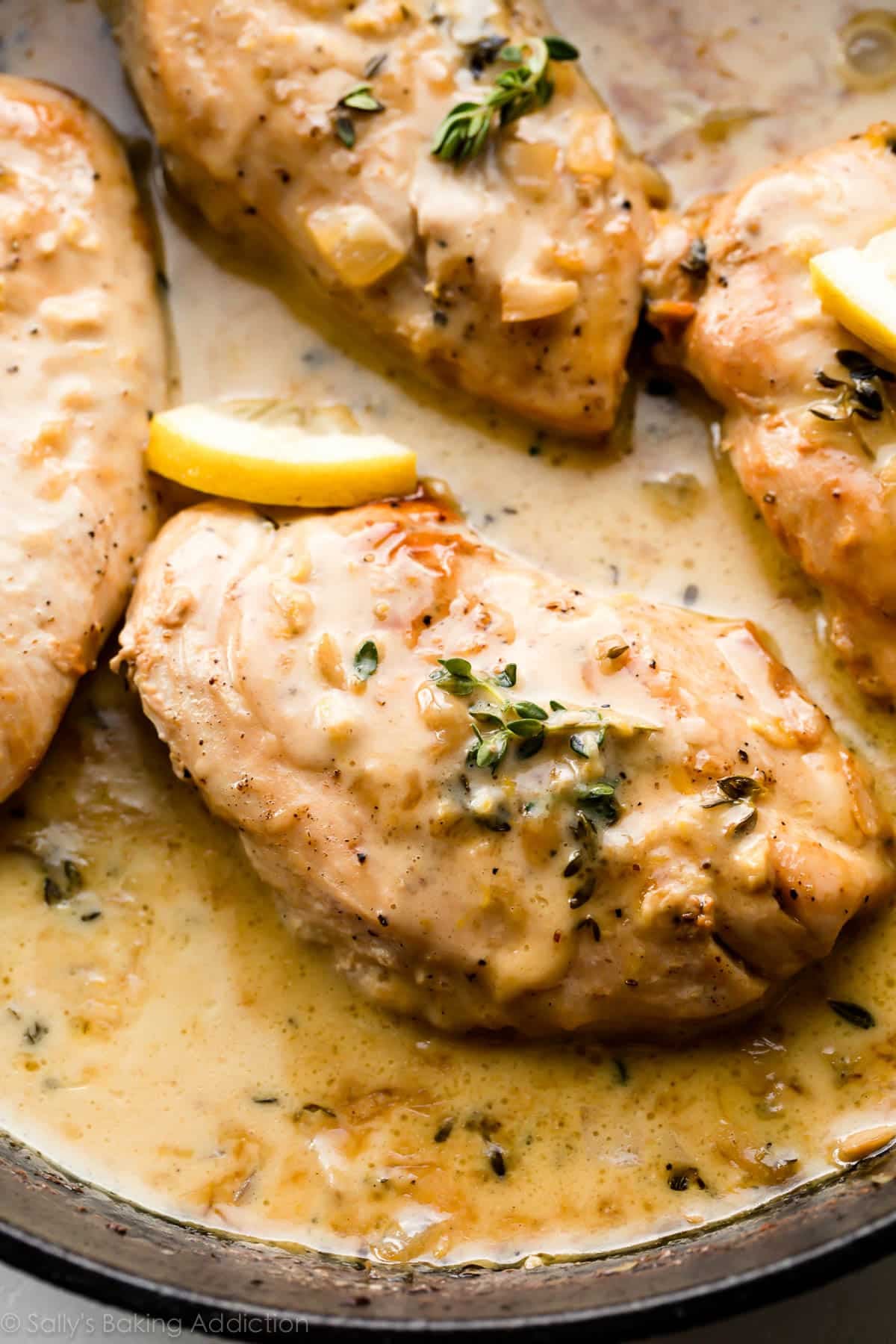 Creamy Lemon Thyme Chicken