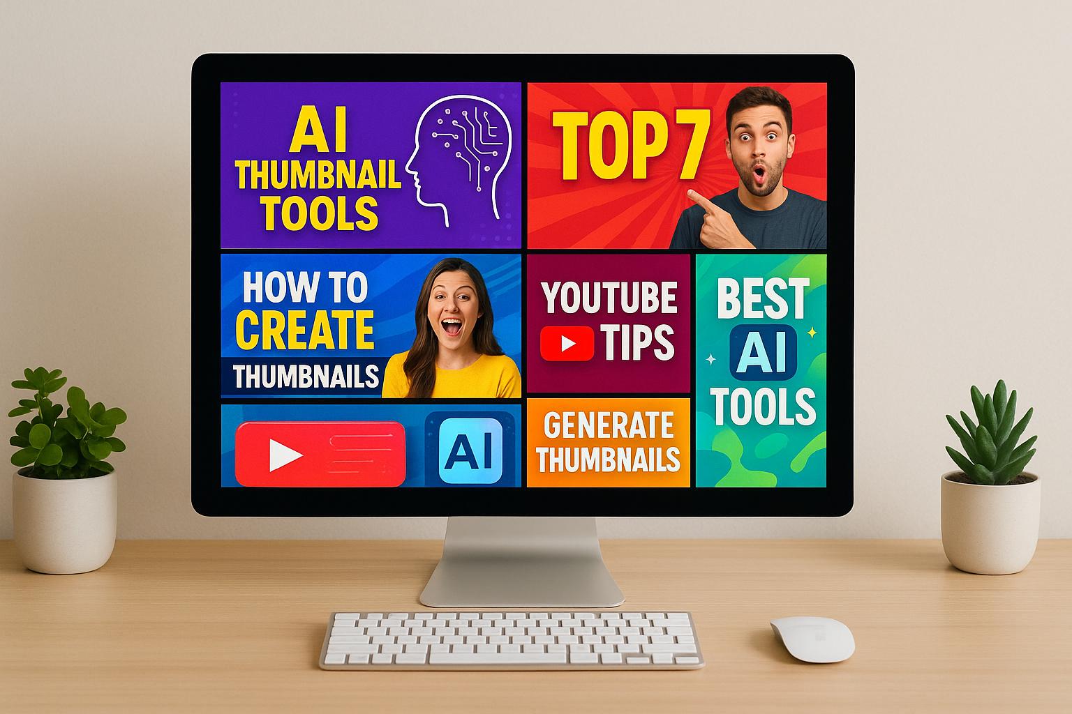 Top 7 AI Thumbnail Tools for YouTube 2025