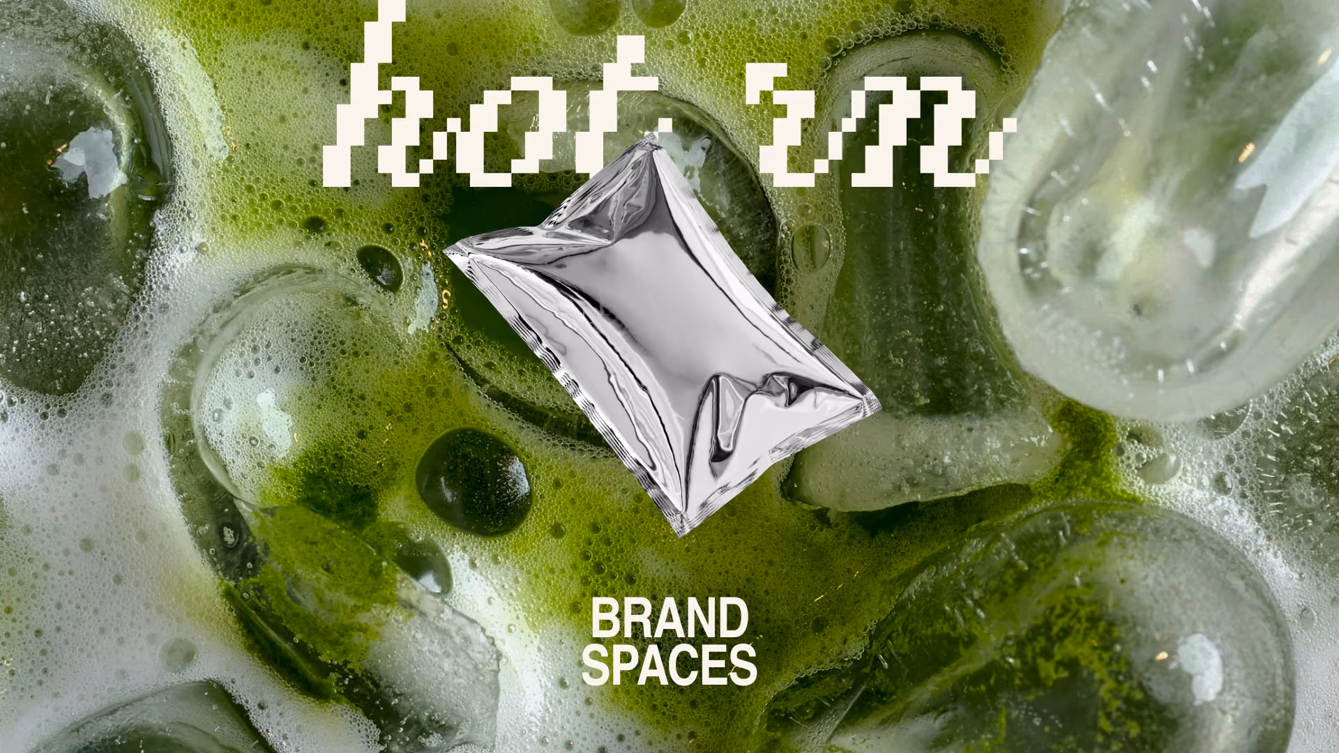 Monochrome by Oatly: Pop-up am Berliner Ku'damm, komplett in Matcha-Grün gestaltet