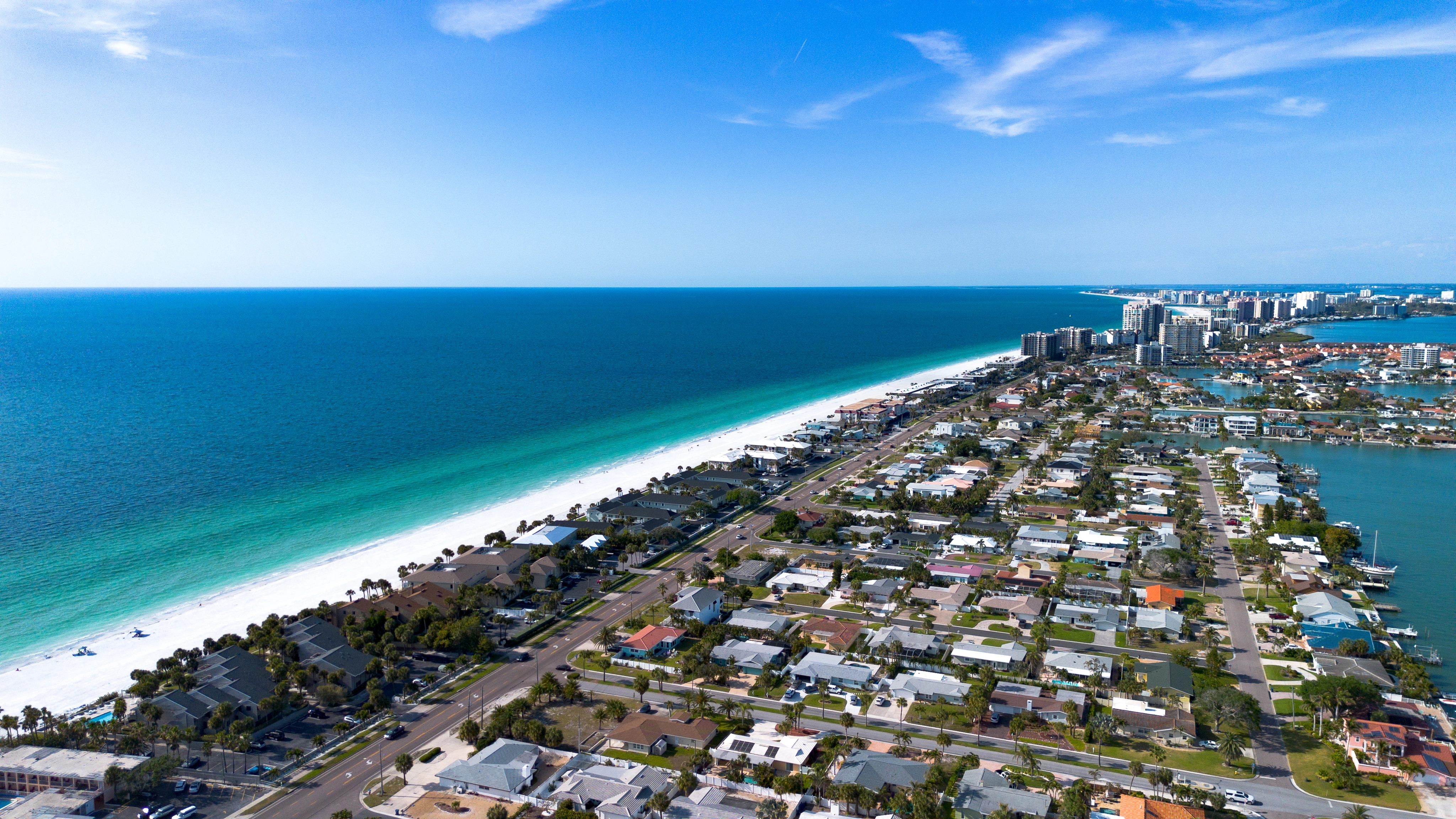 Aerial beach