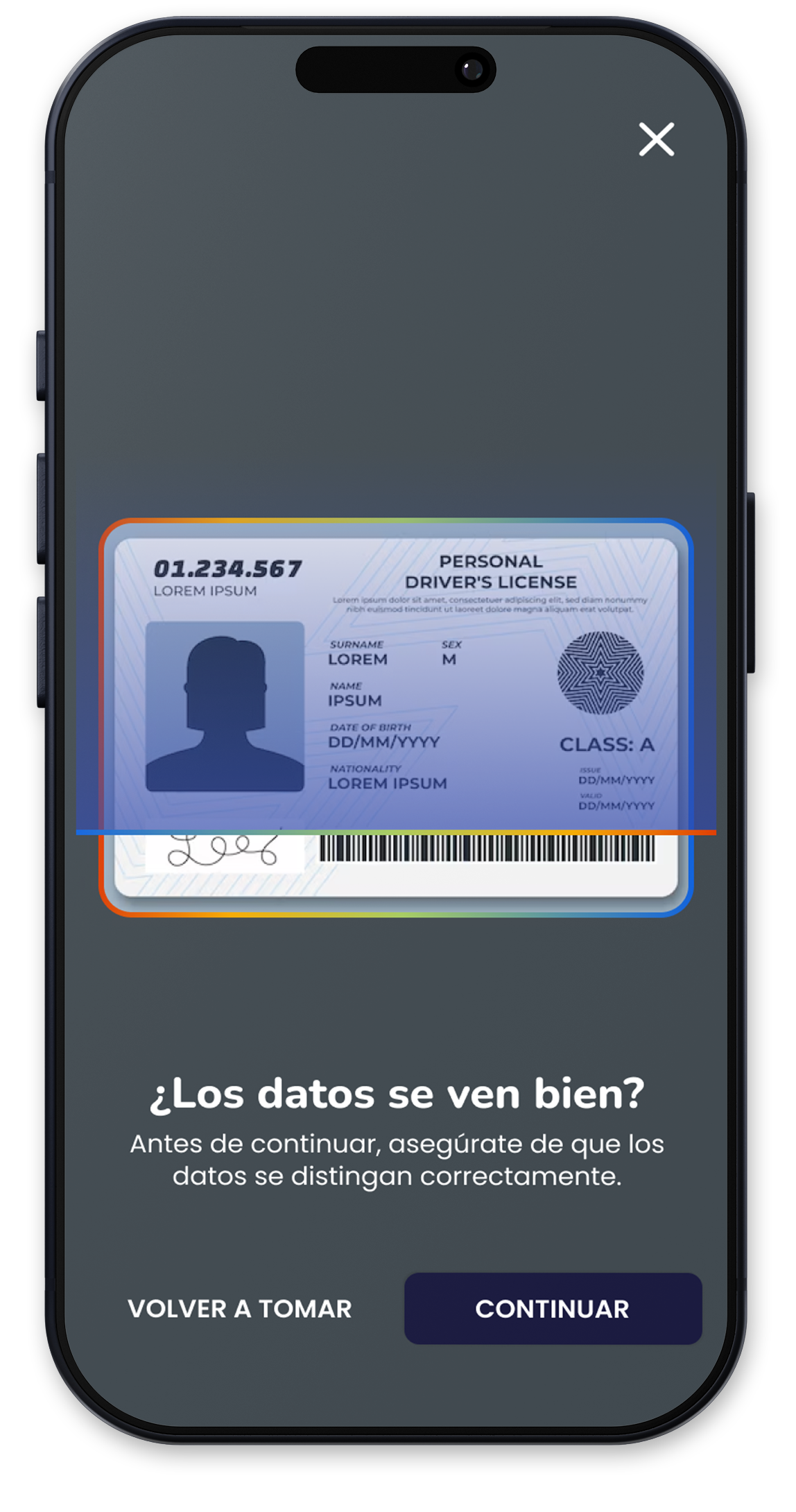 Vecinos App - Validación de Documento