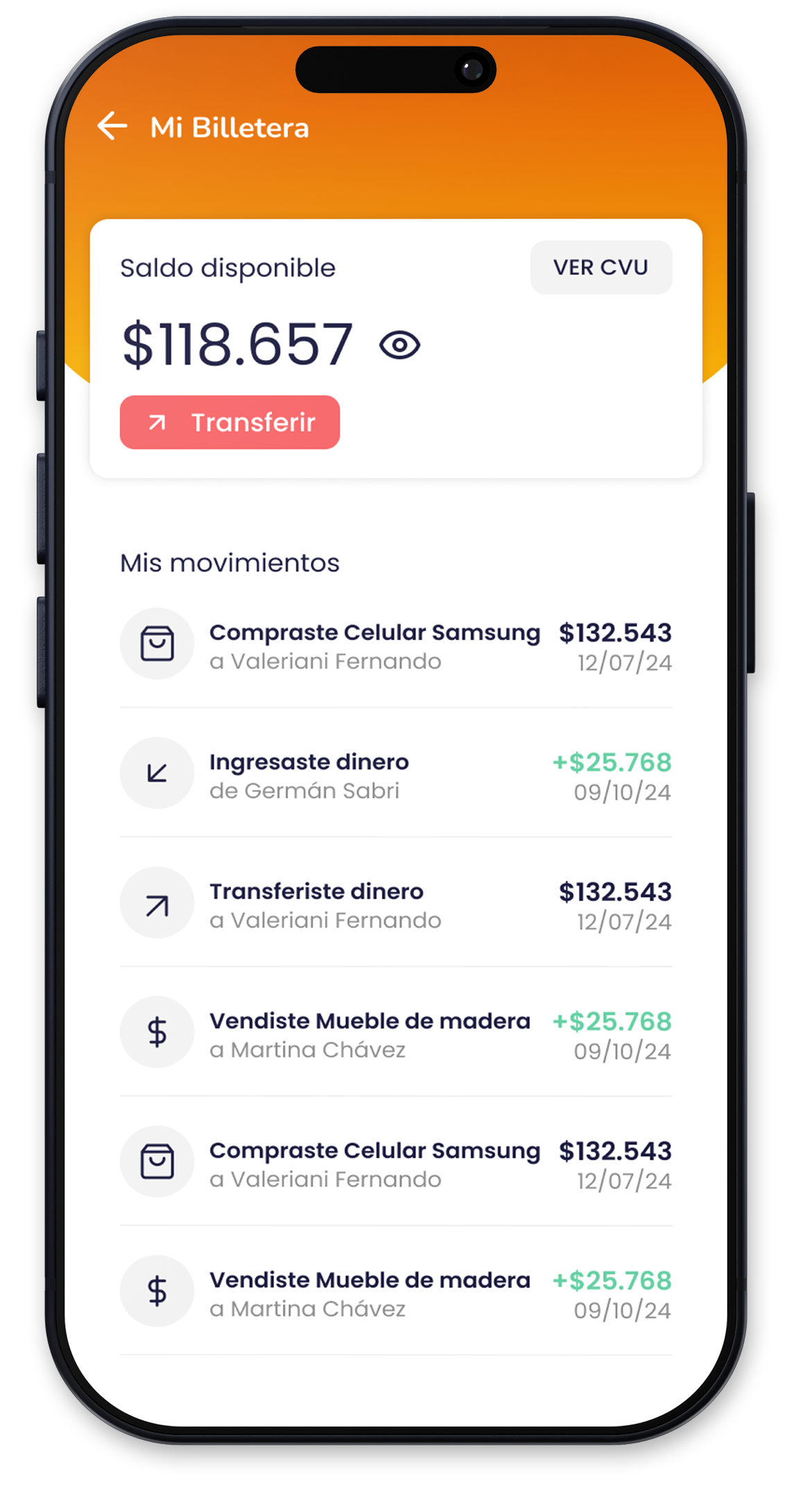 Vecinos App - Wallet