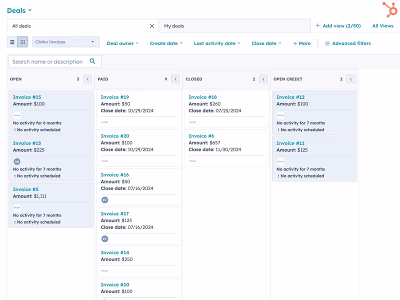 Cliniko Invoices Pipeline