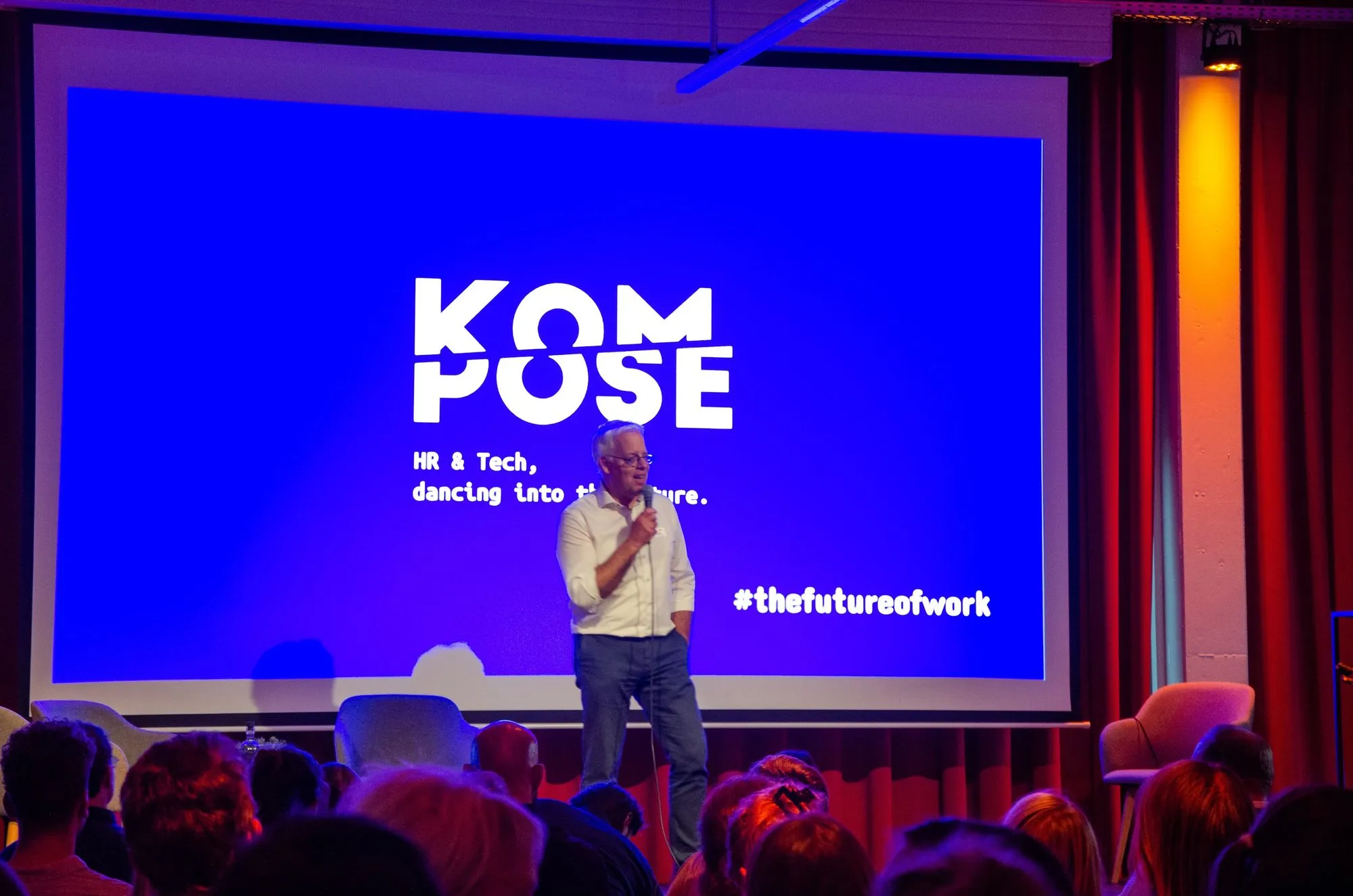 Gastspreker op een internationaal event