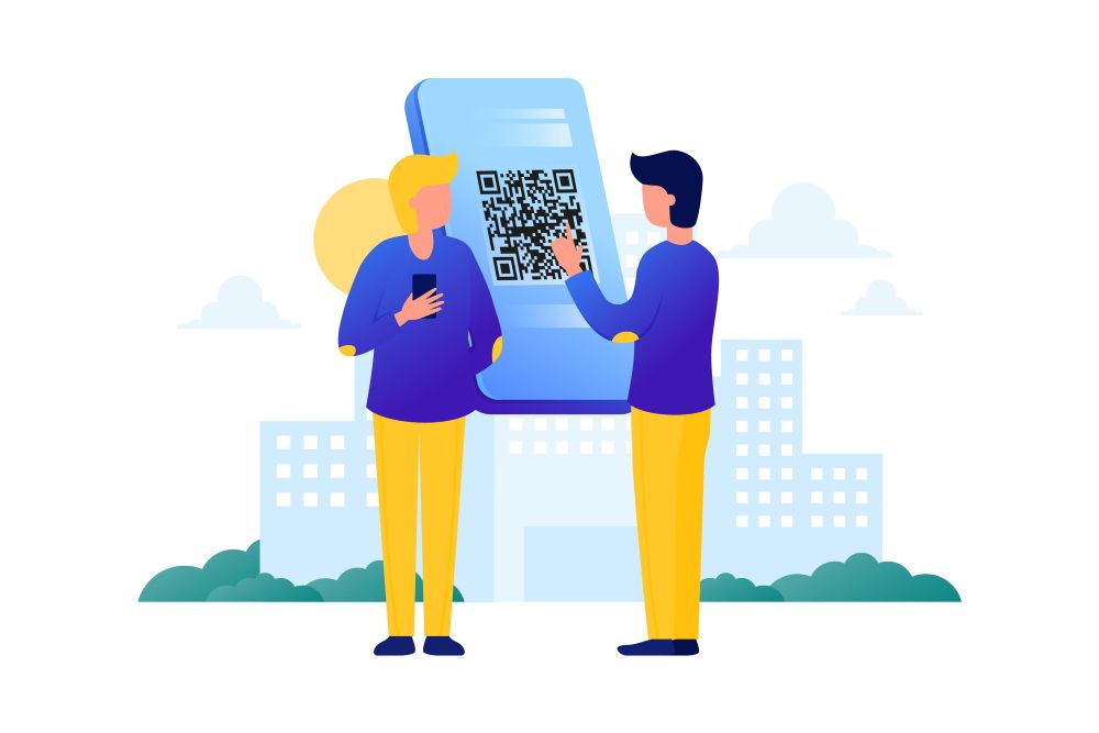 Gasten die digitaal inchecken via QR-code