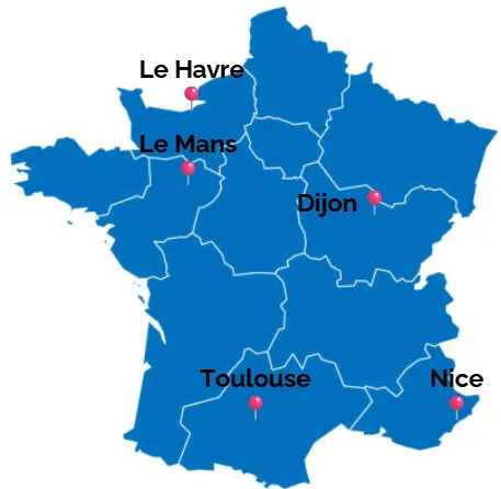carte de france pour investir
