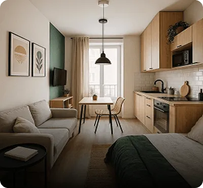 Heny a investi dans un charmant studio