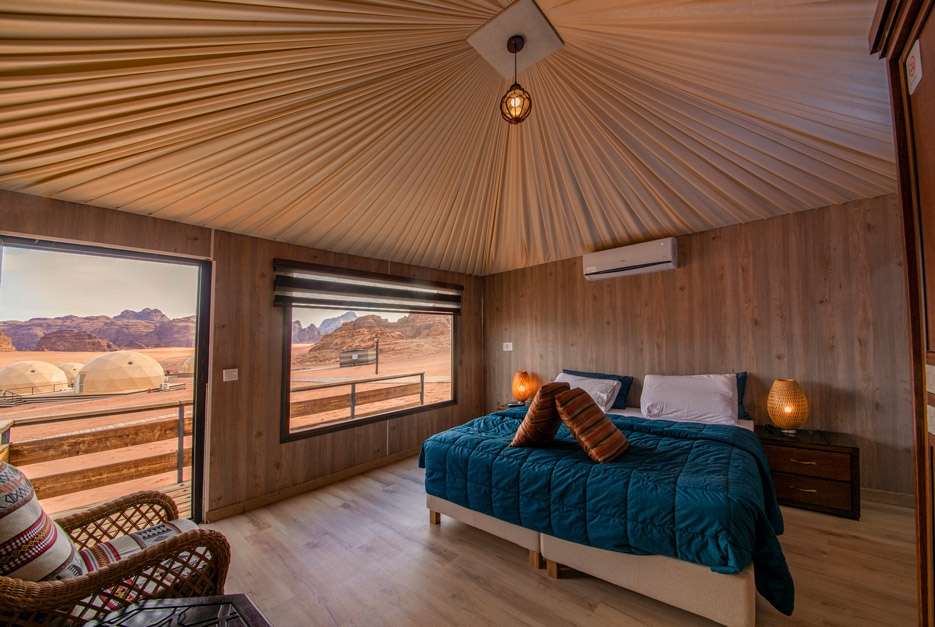 Inside Royal tent 