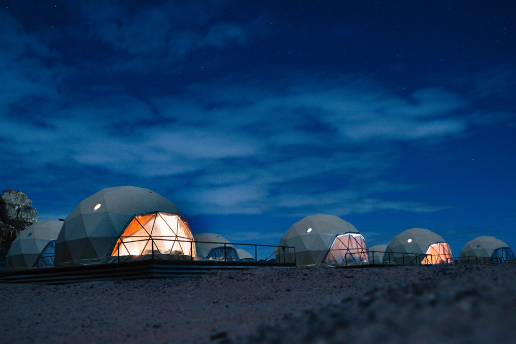 view at night at suncity camp