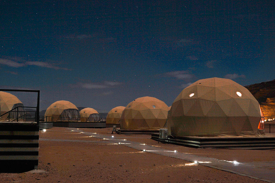 view at night at suncity camp