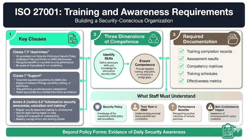 Which Clauses Refer Explicitly to Training and Awareness