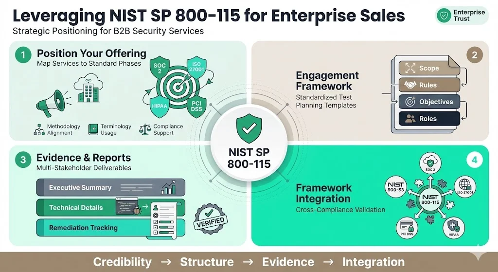 How companies can use NIST SP 800-115 when selling to enterprise clients