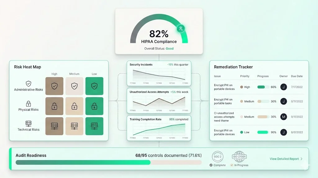 Governance Dashboard Layout