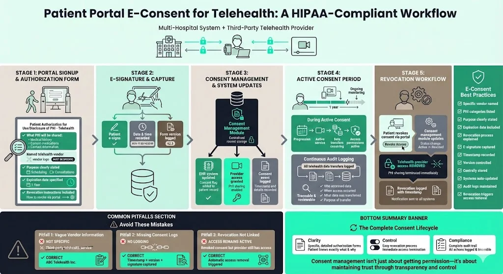 Patient Portal E‑Consent for Telehealth