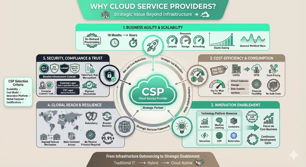 Purpose of a CSP in Cloud Computing